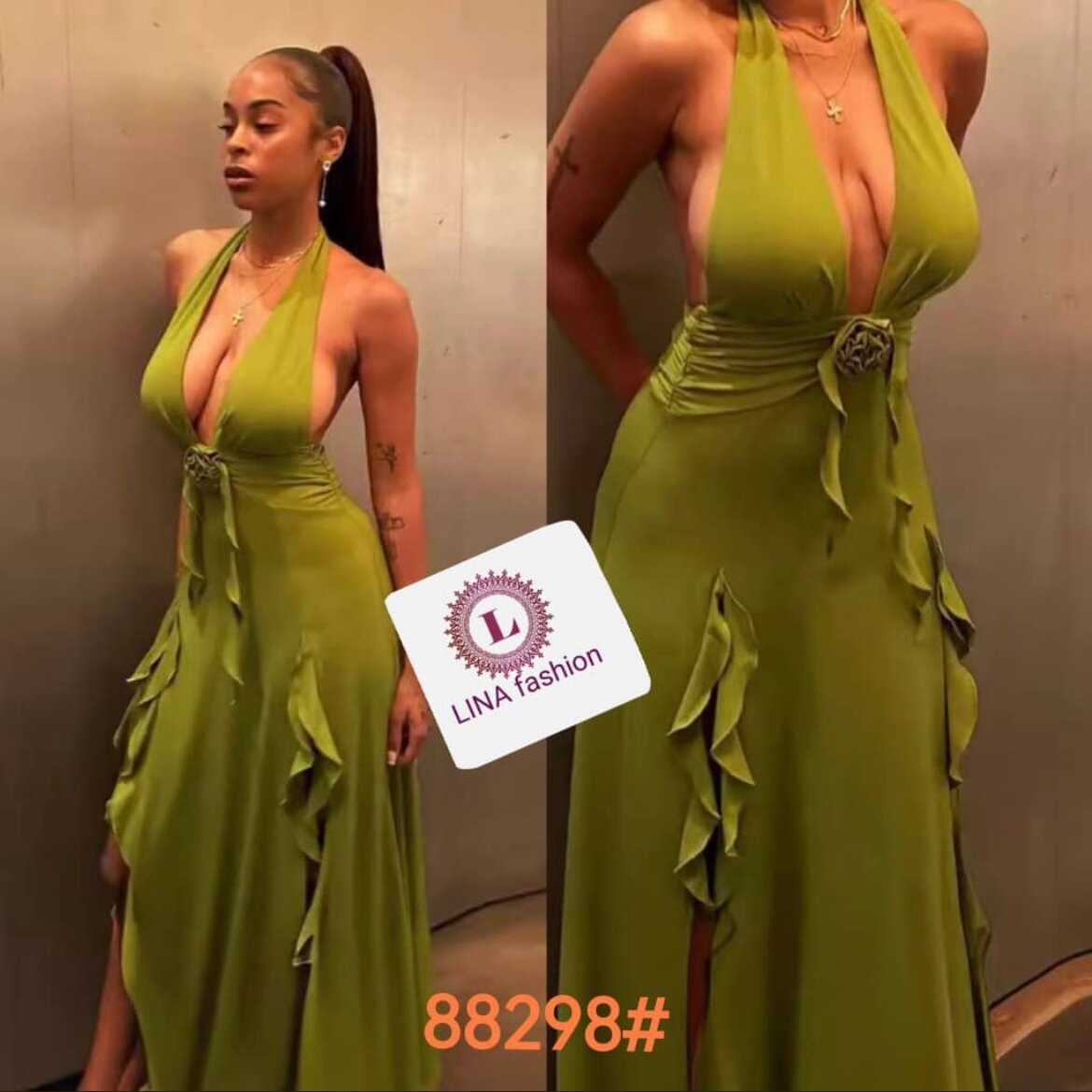 Robe longue dos nu élégante