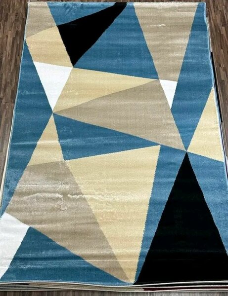 Tapis géométrique moderne