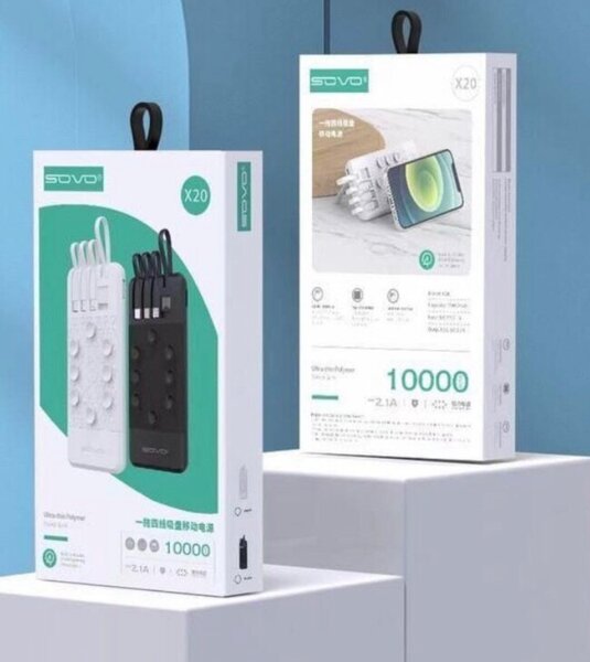Chargeur Portable SOVO 10000mAh