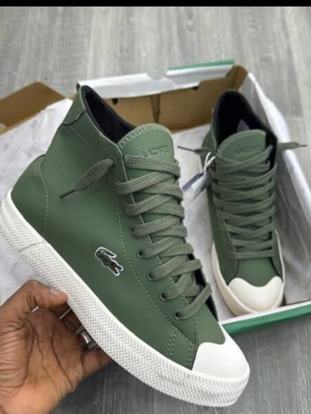 Baskets montantes LACOSTE VERT