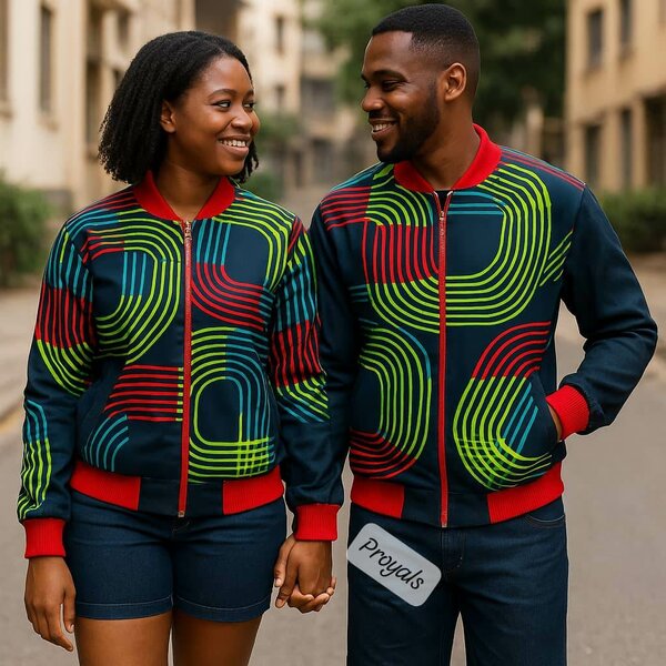 Cotton Print Bomber Jacket