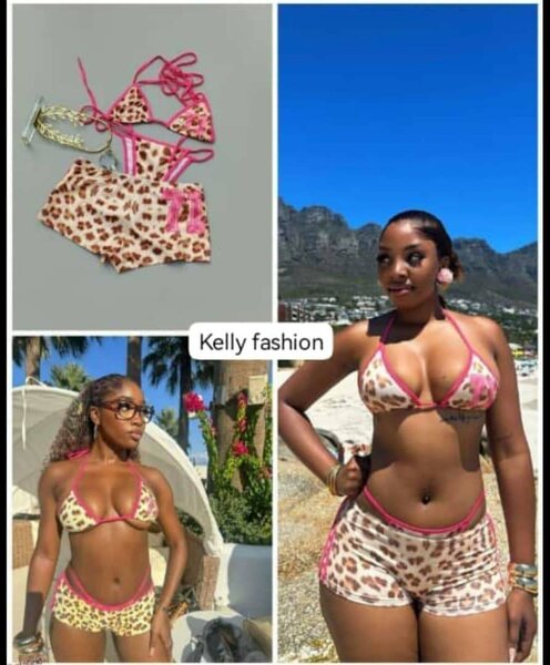 Bikini léopard pour femme