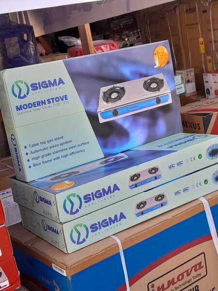 Sigma 2 burner gas Stove