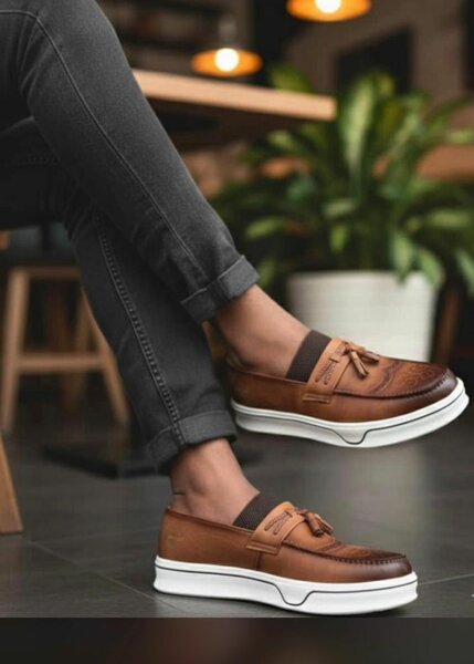 Mocassins en cuir élégants