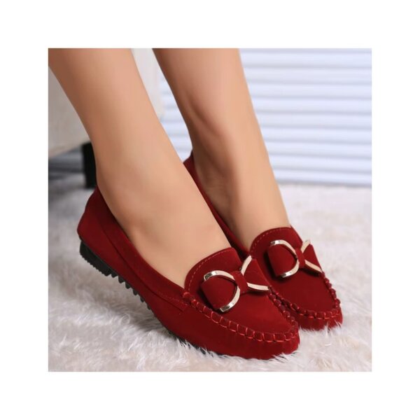 Mocassins élégants en daim pour femme