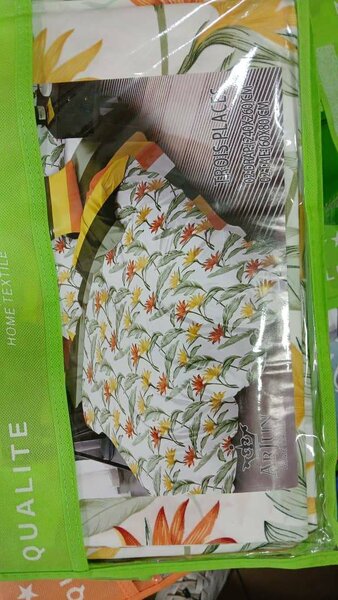 2 draps 2 taies d'oreillers