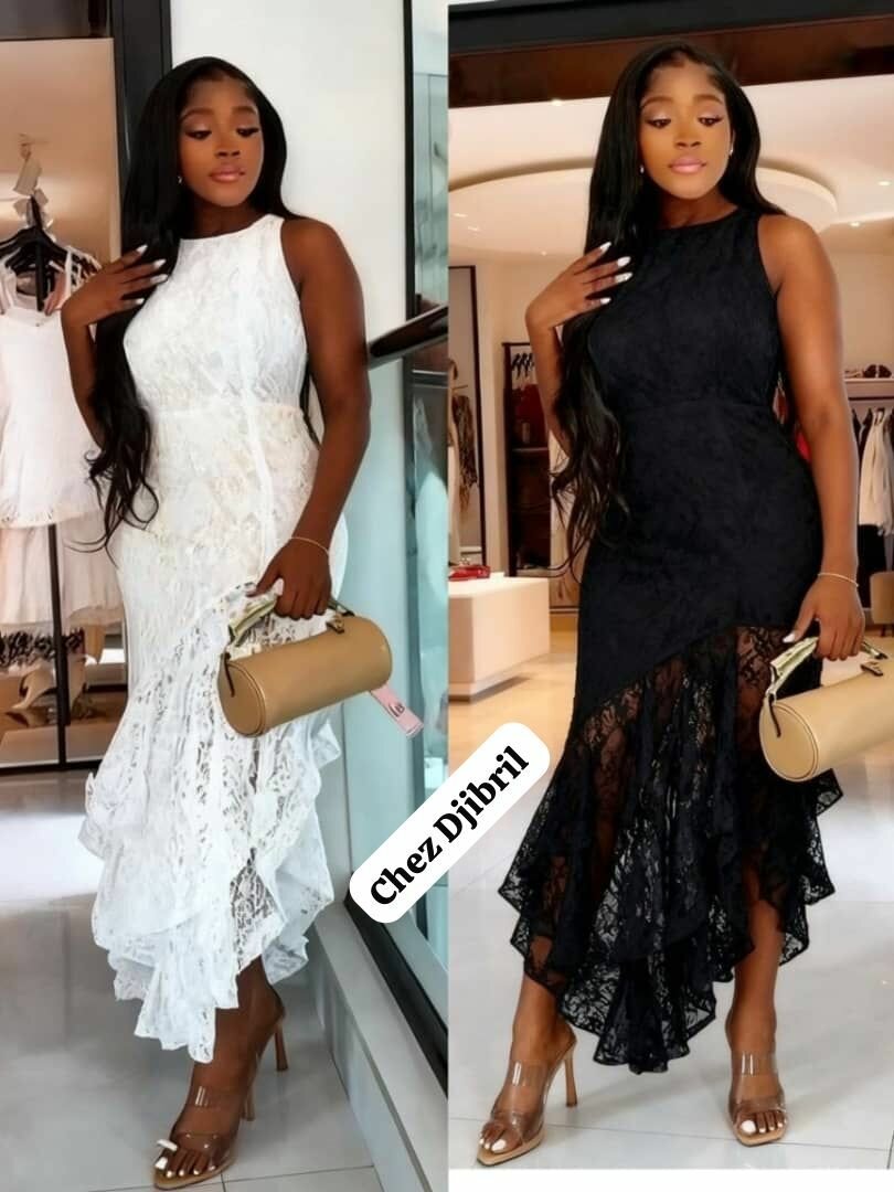 Robe élégante soirée dentelle