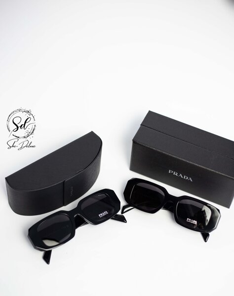 PRADA ASYMMETRIC ARM SUNGLASSES