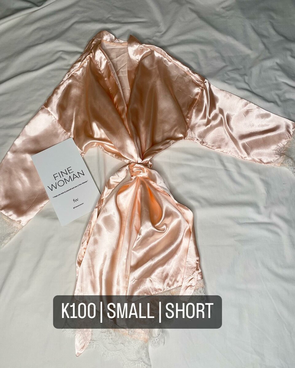 Beautiful women's robe pink