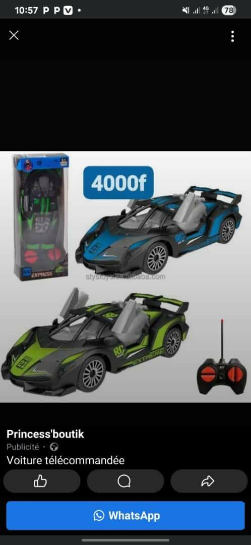 Voiture télécommandée RC