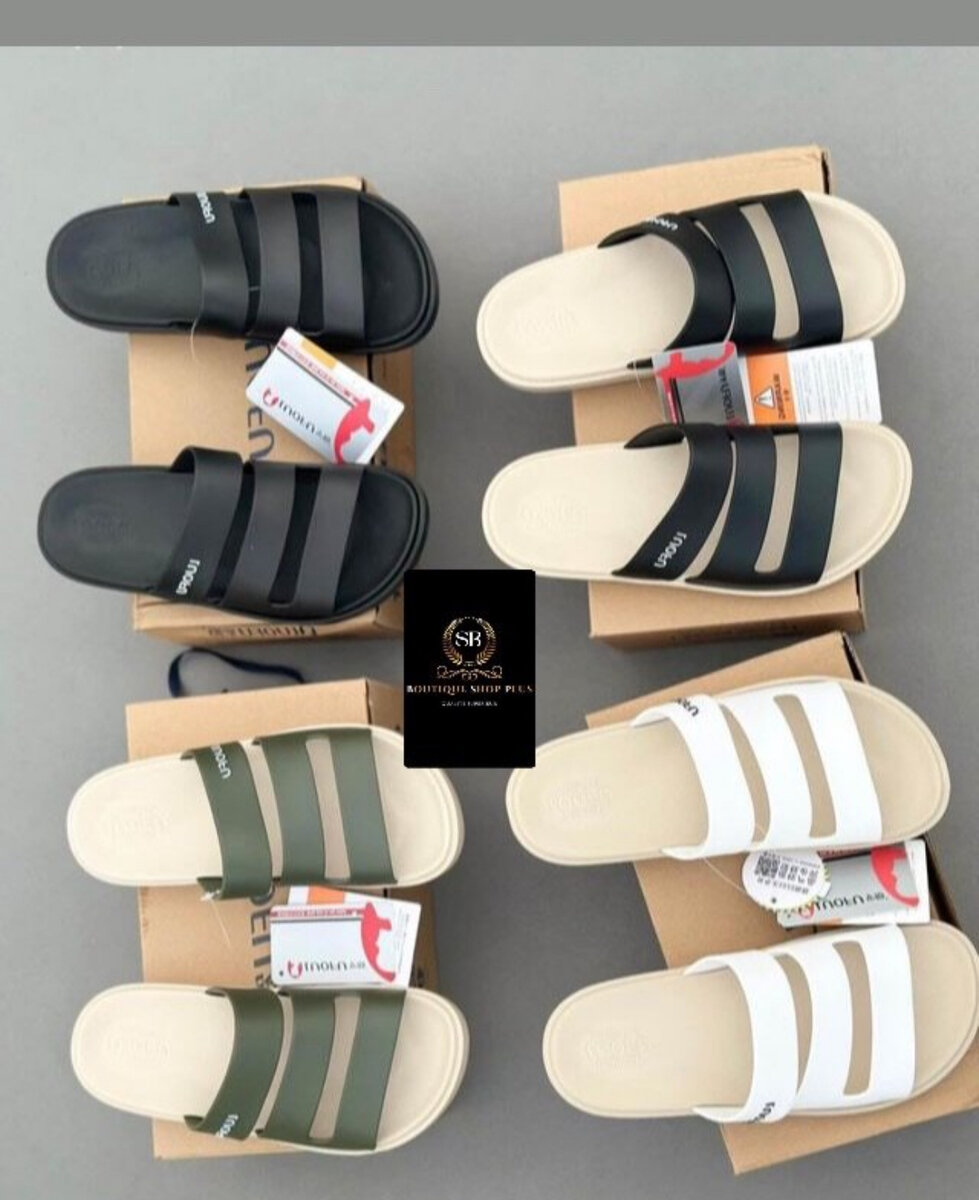 Tongs confort décontractées homme