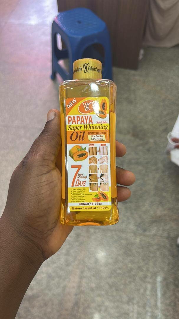 L'huile  pour la peau