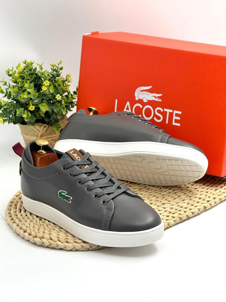 LACOSTE CLASSIC WHITE AND ASH