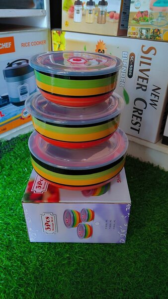3in1 ceramic bowls with cover