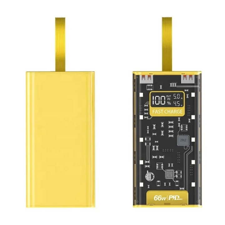 Batterie Externe 66W LCD Rapide