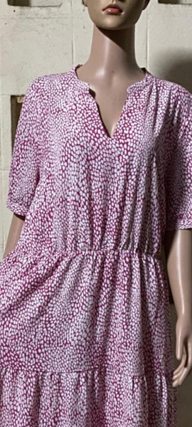 Robe longue imprimée glamour