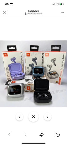 Écouteurs sans fil JBL Live Beam