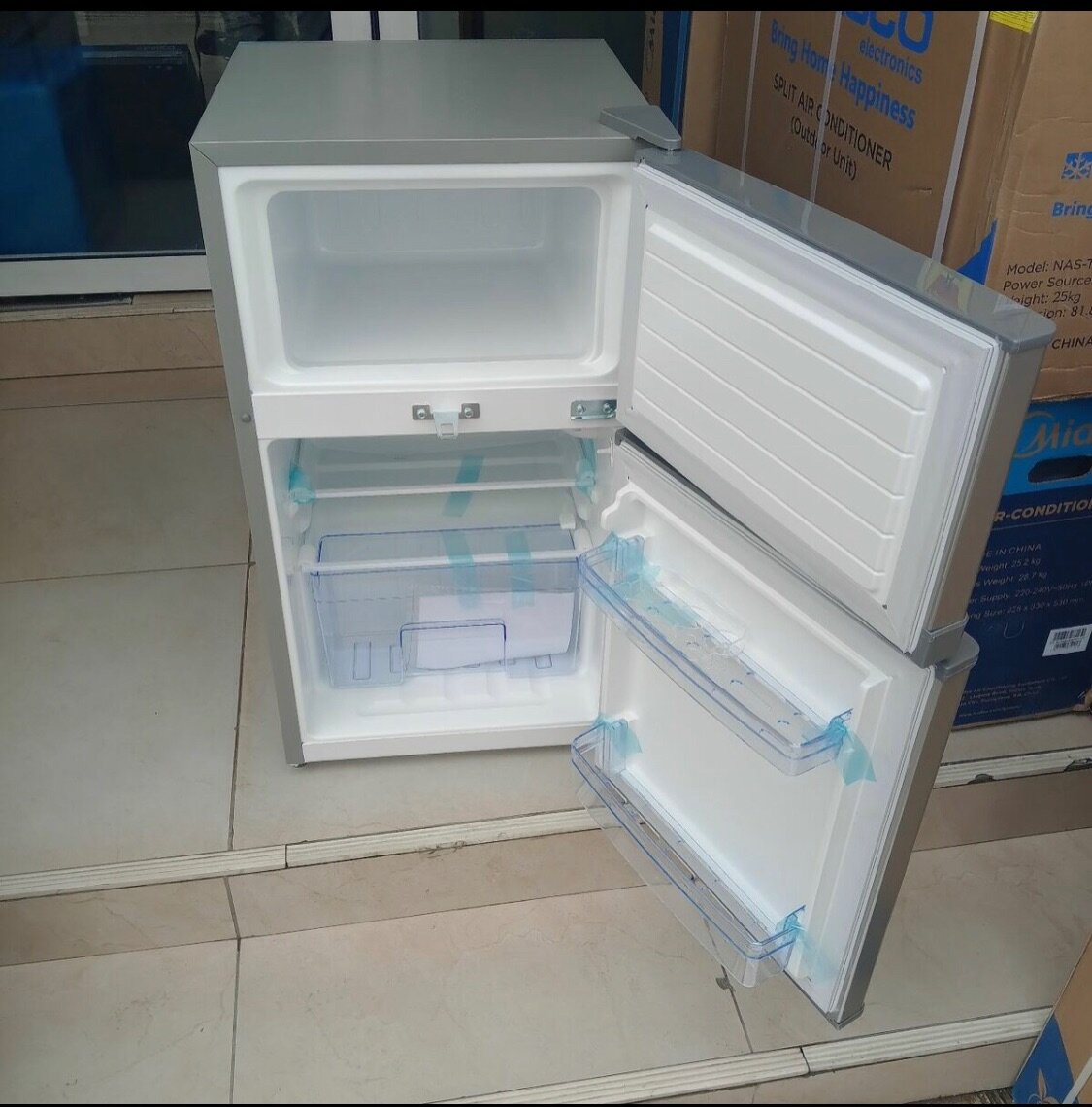 Double door fridge
