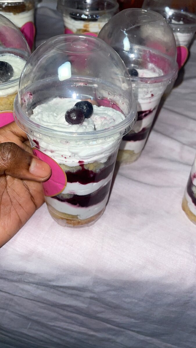 Delish cup saveur myrtille