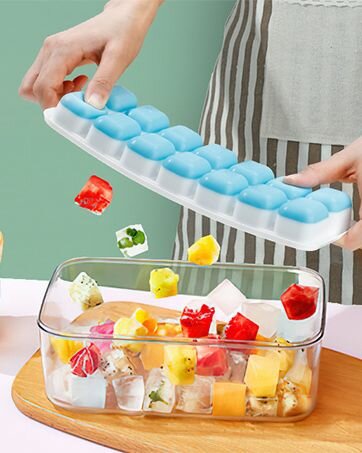 Bac à glaçons avec couvercle