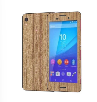Sony Xperia M4 Aqua Mahogany Wooden Texture Mobile Skin