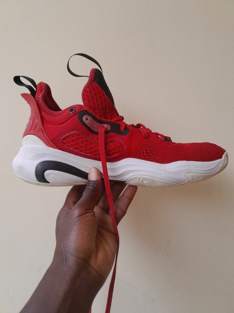 Chaussures de sport rouges