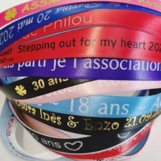 Rubans Personnalisés pour Événements