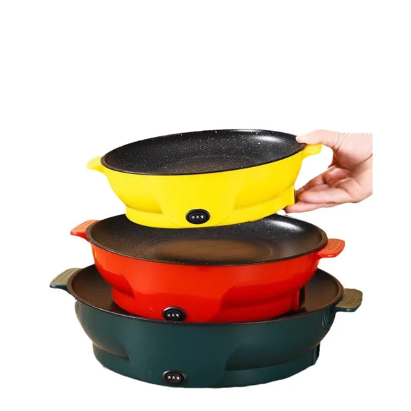 Poêle électrique anti-adhérente