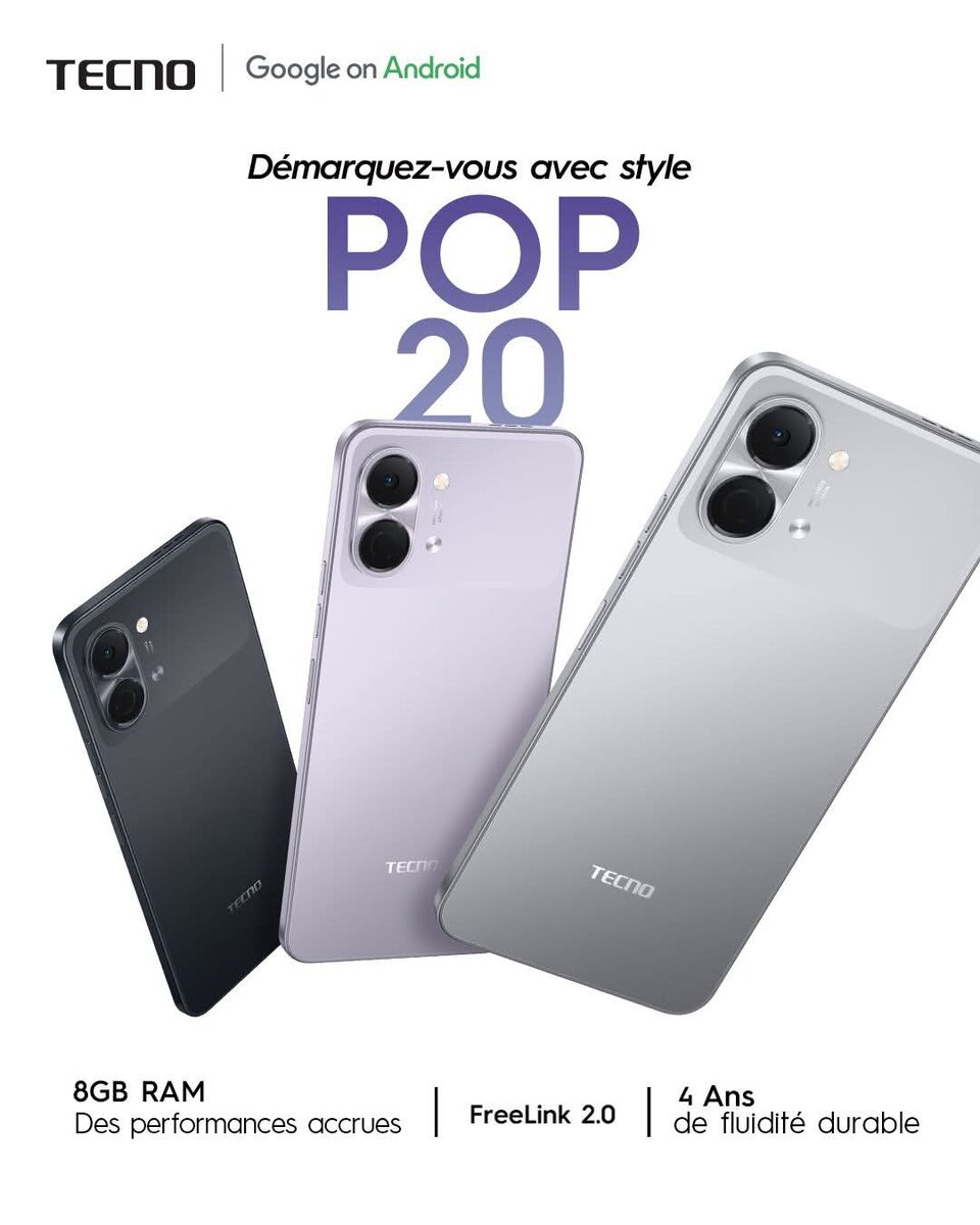 Tecno POP 20 8GB RAM
