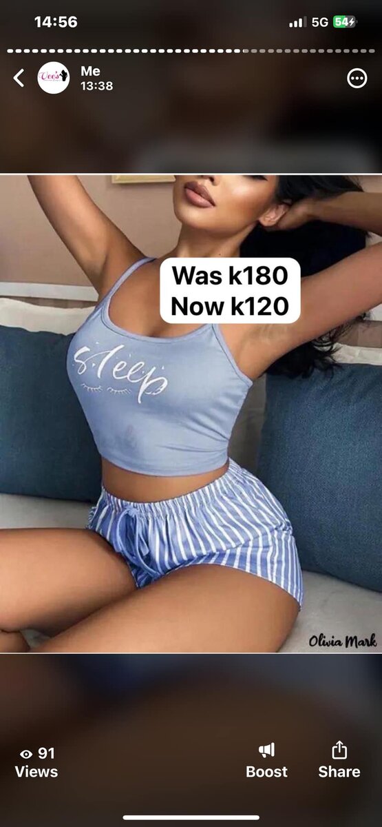 ensemble de nuit (short + T-shirt)