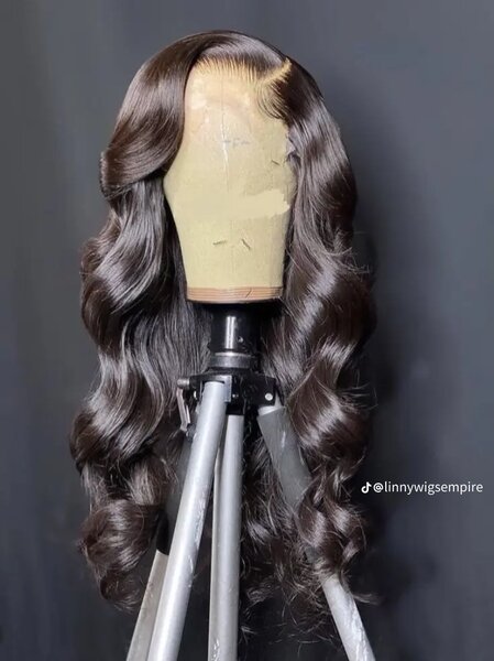 Perruque ondulée longue