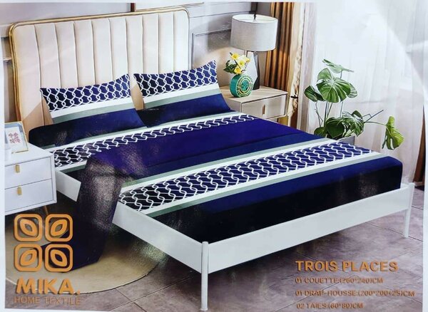 Parure de Lit Moderne 3 Places