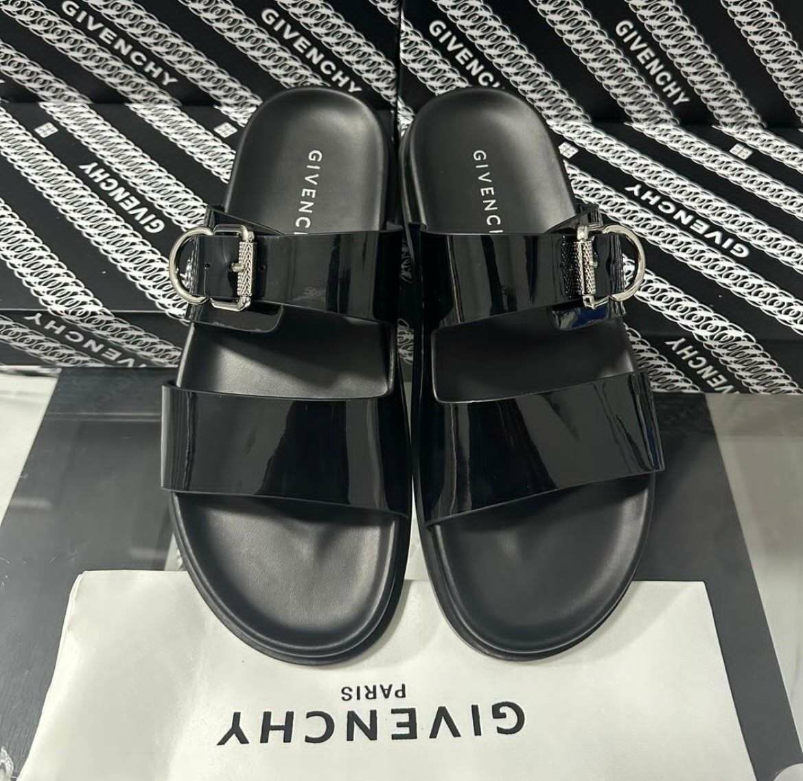 Sandales Noires Givenchy