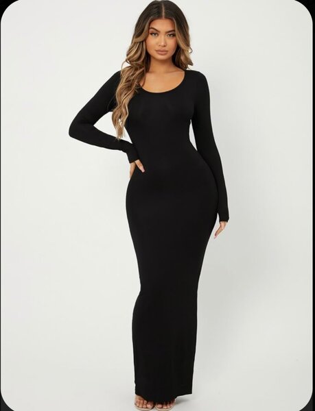 Long sleeve maxi dress