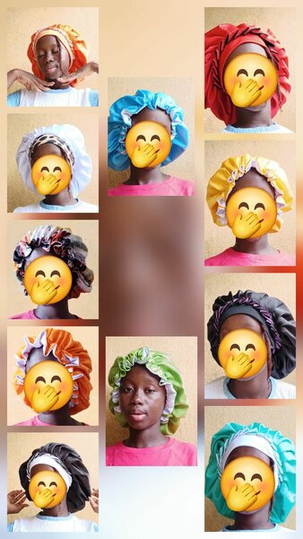 Bonnet de nuit Satin