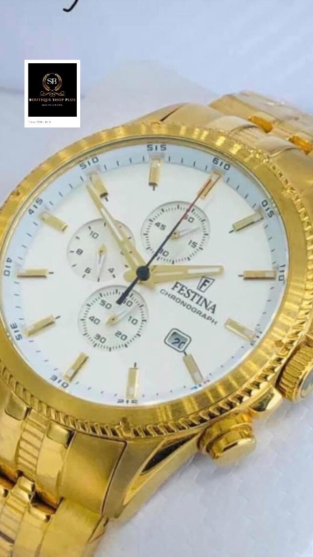 Montre de luxe authentique Festina original dans coffrer