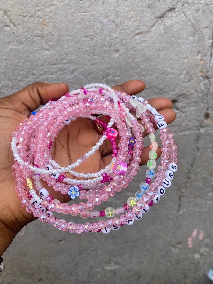 Waist beads,anklets and bracelets