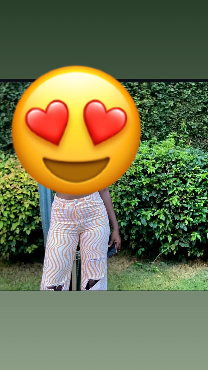 Pantalon vintage à motifs