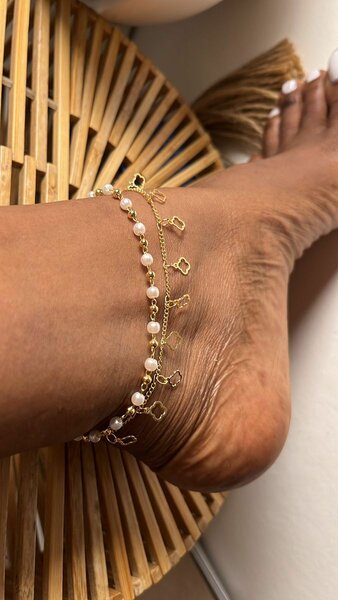 Bracelet de cheville élégante