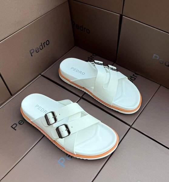 Sandales blanches confort