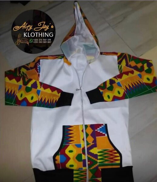 African print Hoodie jacket