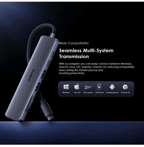 Hub USB 7-en-1 Oraimo