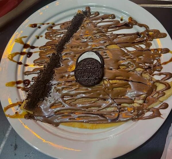 Crêpes sucrées aux noisettes