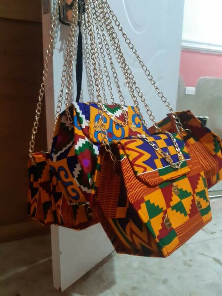 Accessories kente bag