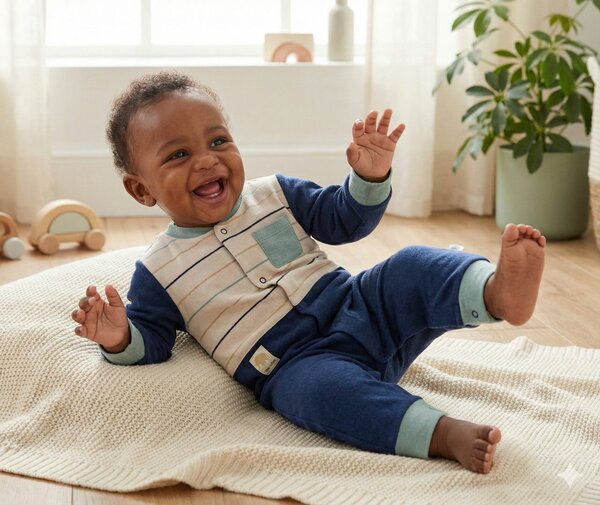 Grenouillère Bébé Coton Bio