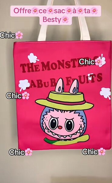 Sac Cabas à Motifs Ludiques