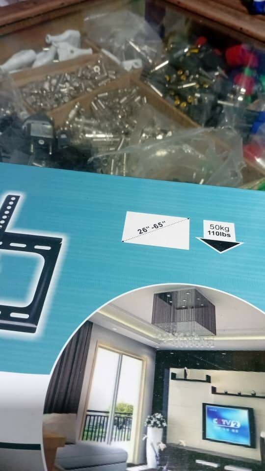 Support tv 26-65" pivotant en haut en bas