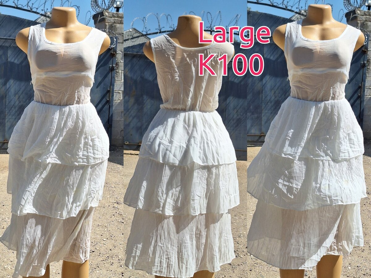 Beautiful and high-quality women's dress made of salaula silk