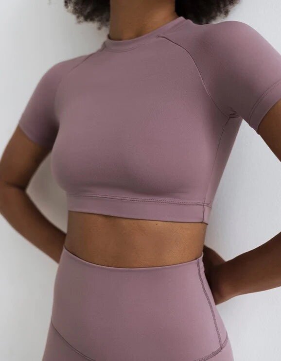 T-shirt court femme sport