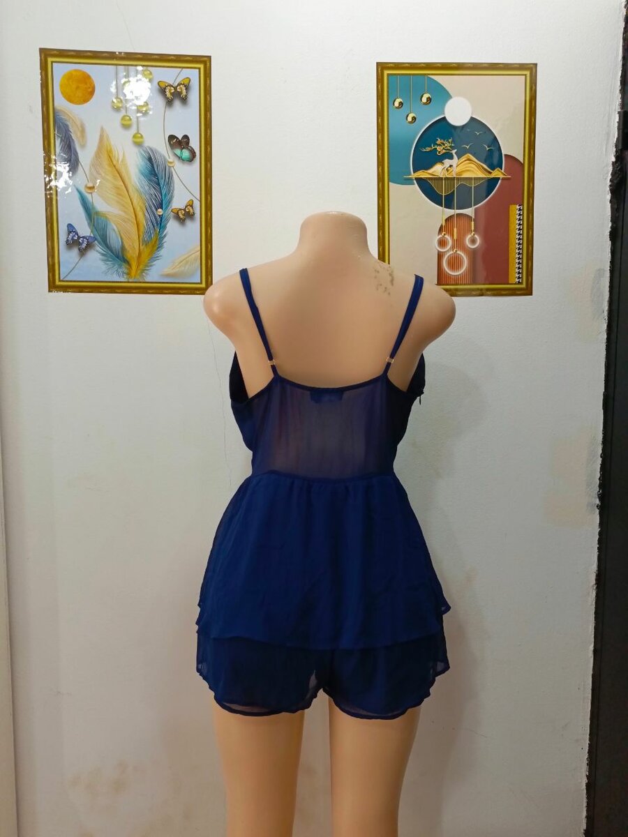 Combinaison Pyjama Femme Bleu